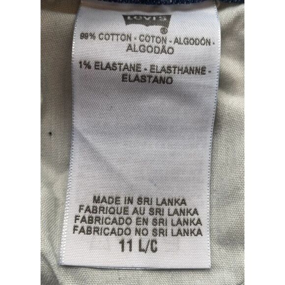 Levis 518 Superlow Bootcut Curvy Denim Jeans Women's Size 11 Long ( Fit 32x33) - Picture 8 of 10